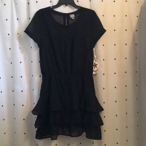 Converse for Target Black Ruffle Party Dress